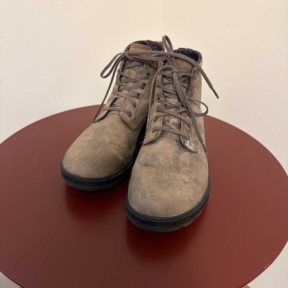 Blundstone Light Brown Lace Up Boots Size AU 4 / US 7